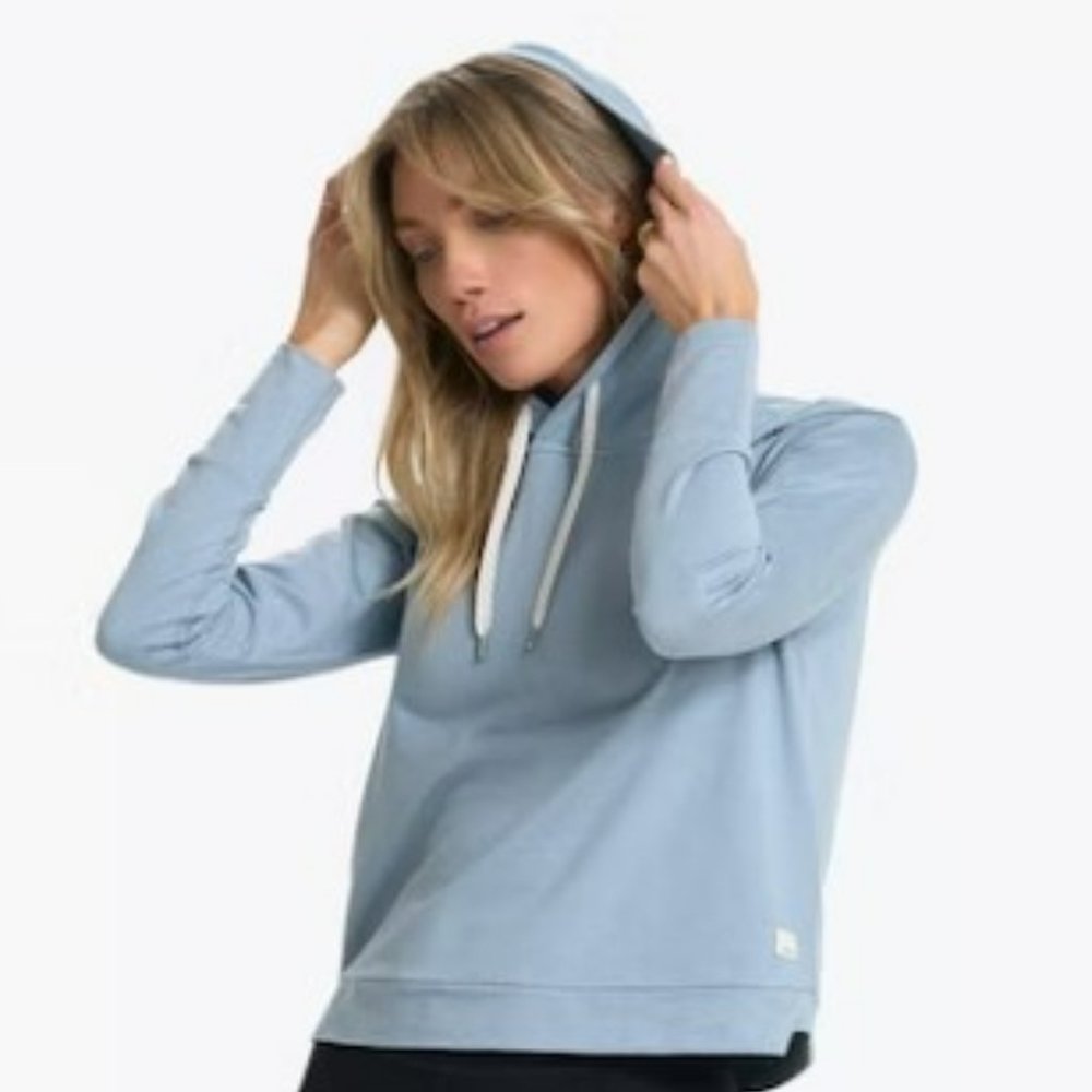 Vuori Halo- Light Blue Hoodie-Medium
